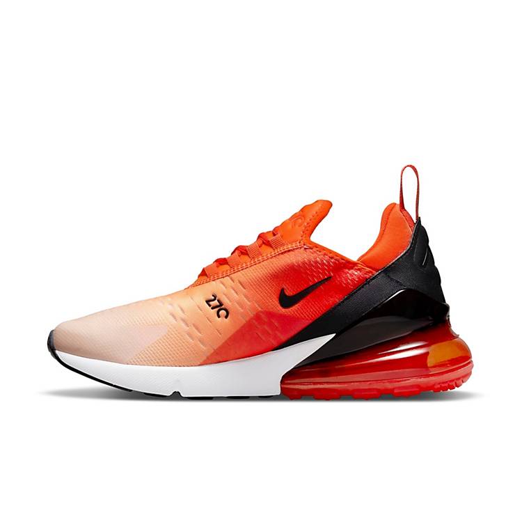 prosperity Panther Degree Celsius Nike Air Max 270 sneakers in orange and white | ASOS