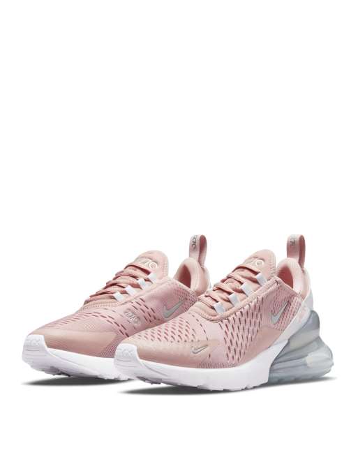 Pink and store silver air max