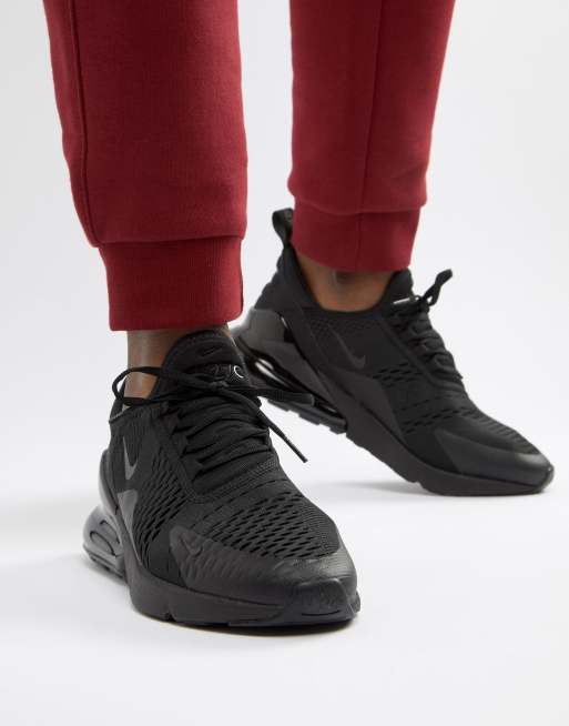 Comme Passeport Samuel Nike Air Max 270 Triple Black On Feet Logado Fr