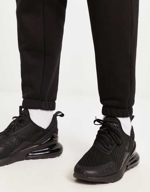 nike air max 270 triple black men's