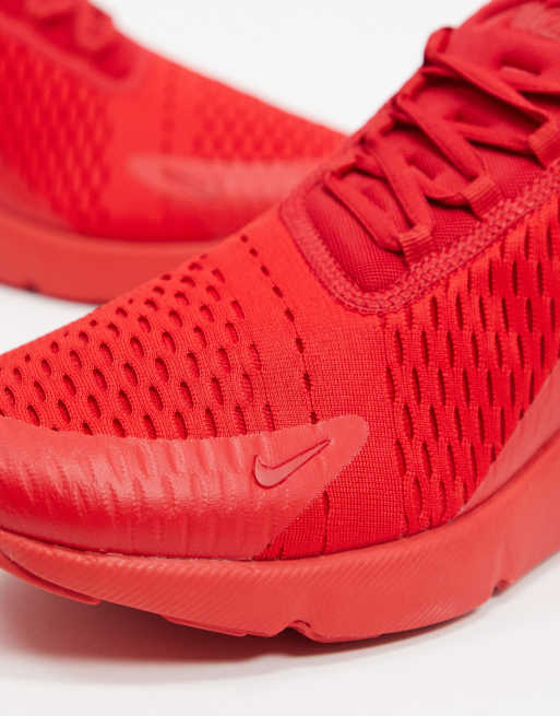 All red hot sale nike trainers