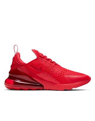 all red nike 270