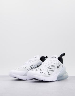 Shop Nike Air Max 270 Sneakers In White And Black