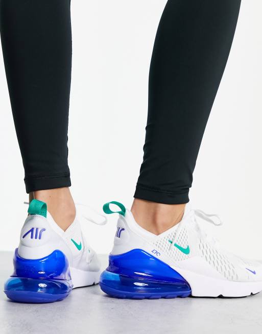 nike air max 270 womens white and blue