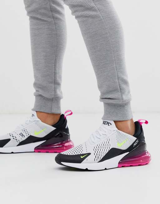 Nike Air Max 270 sneakers in white and pink AH8050 109