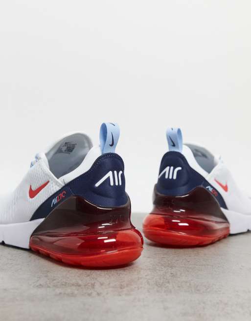 Air max 2 on sale red and white