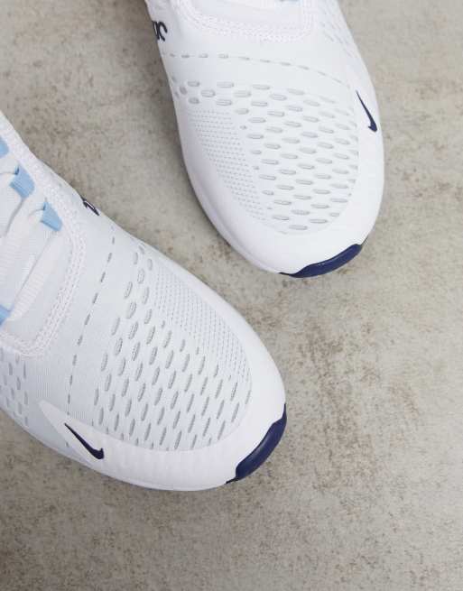 Nike Air Max 270 Sneakers in white and blue