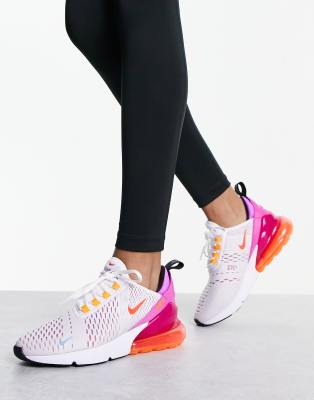 Nike Air Max 270 White/Black/Fuchsia *