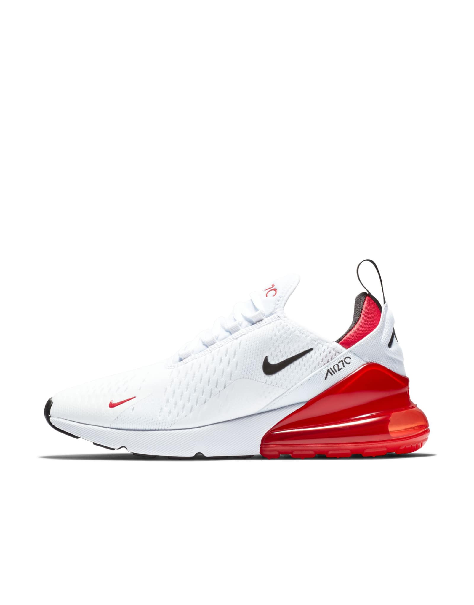 Кроссовки Nike Air Max 270 белого и красного цветов