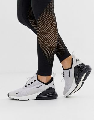 Nike - Air Max 270 - Sneakers in wit en grijs