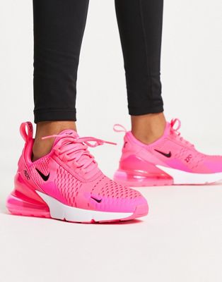 Nike Air Max 270 trainers in hyper pink - ASOS Price Checker
