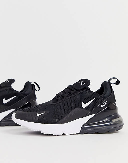  Trainers/Nike Air Max 270 Trainers in black and white 