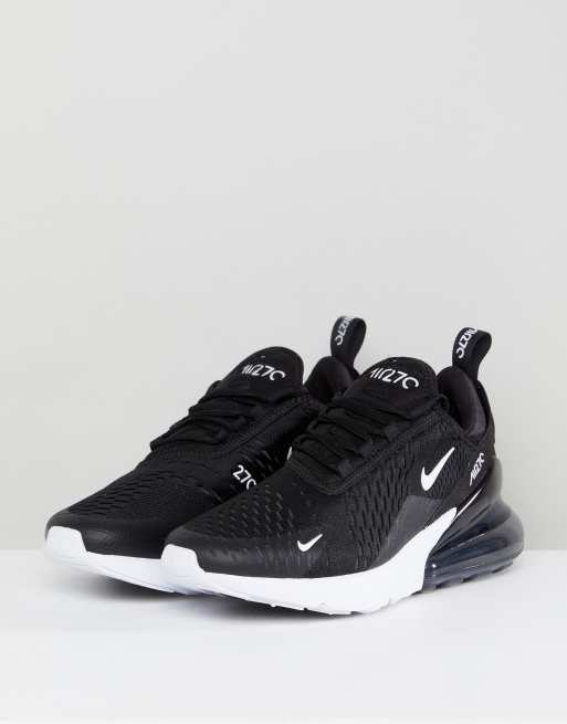 Air max 270s black and cheap white