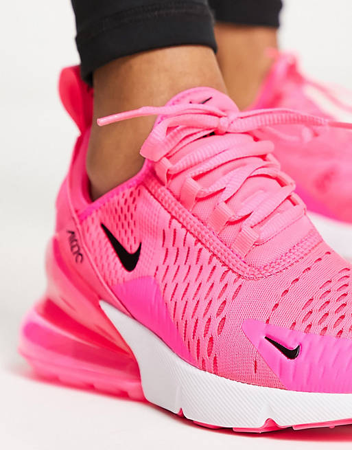 Nike Air Max 270 Trainers In Hyper Pink | Asos