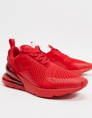 Nike Air Max 270 trainers in triple red 