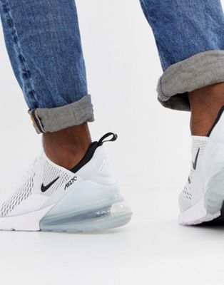 nike white and grey air max 270 trainers