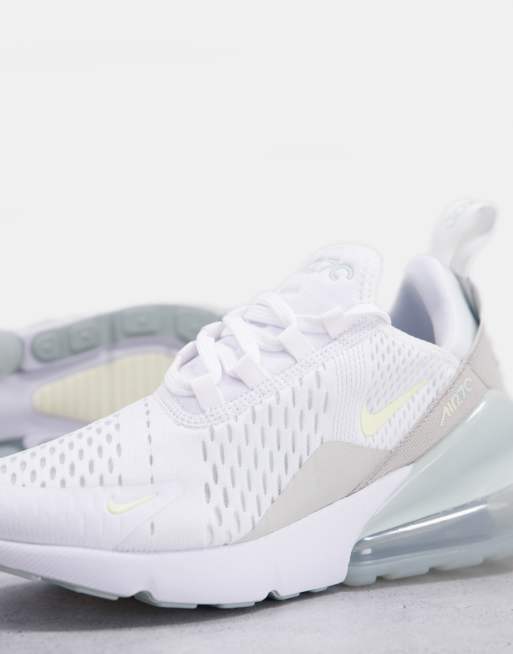 nike air 270 white and green