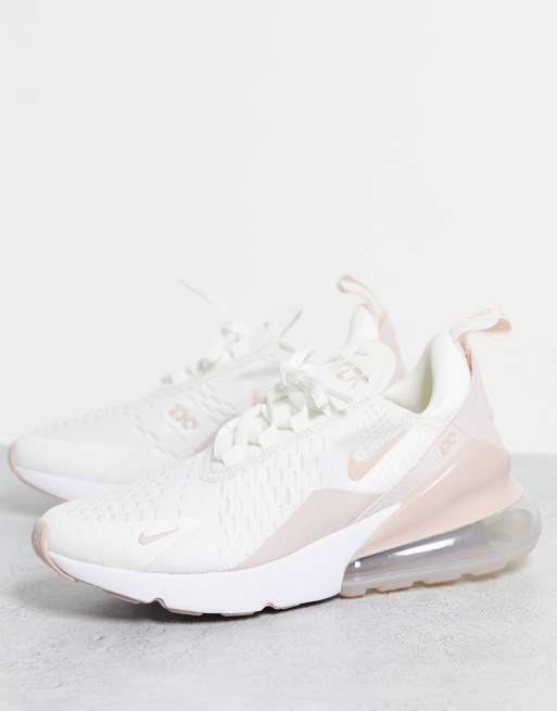 Nike air max 270 white 2024 blue pink