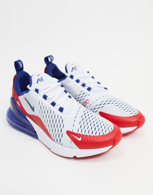 Supreme x Nike Air Max 270 Red/White Men's  Nike air max, Nike air max 270,  New nike shoes