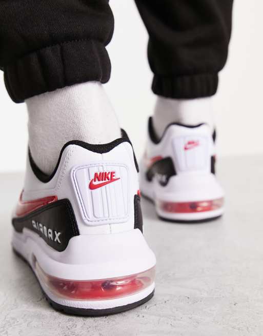 Air nike white hot sale and red