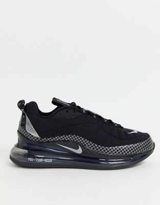 nike air max 720 818 black trainers