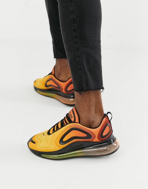 Air max 720 shop orange et noir