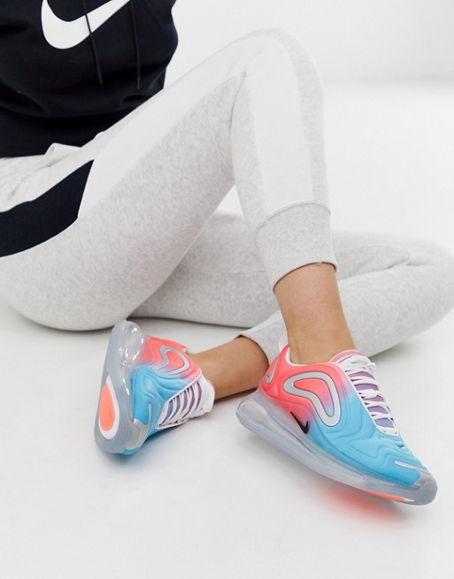 Nike - Air Max 720 - Baskets - Rose et bleu