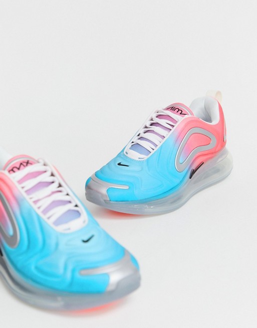 Nike - Air Max 720 - Baskets - Rose et bleu