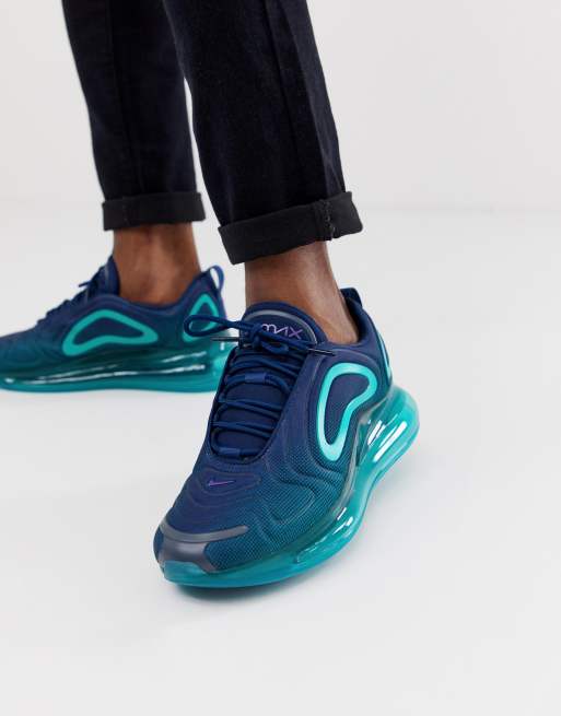 Nike Air Max 720 Sneakers In Blue Asos