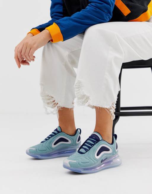 foso Federal Simpático Nike Air Max 720 sneakers In Light Blue | ASOS