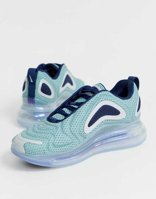 Nike Air Max 720 trainers in pink and blue, ASOS