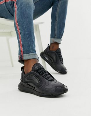 Nike Air Max 720 Sneakers In Triple Black AO2924-004 | ASOS