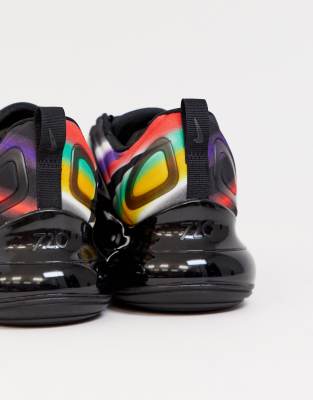 nike air max 720 trainers in black