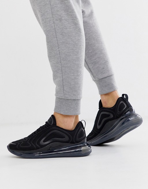 Nike Air Max 720 trainers in black