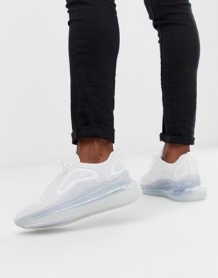 Nike Air Max 720 trainers in triple white | ASOS