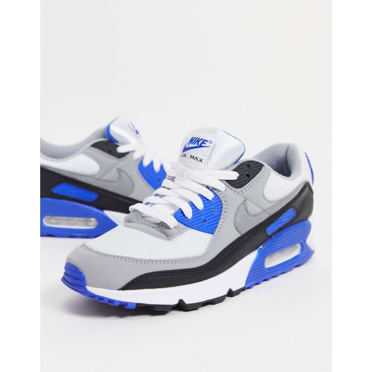 Nike Air Max 90 Baskets Blanc et bleu ASOS