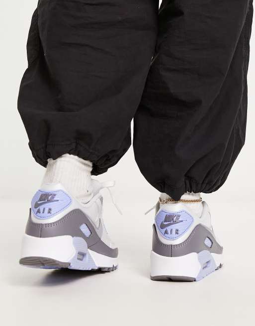 Nike - Air Max 90 - Baskets - Blanc et gris, 2 de 4