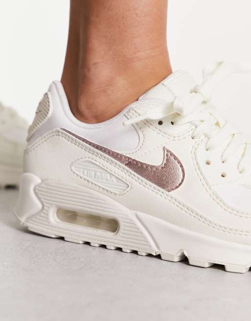 Air max sales blanche rose