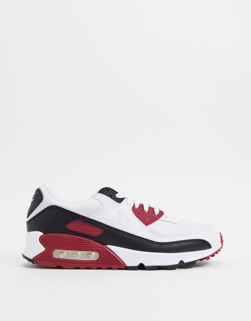 Nike Air Max 90 Baskets Blanc et rouge