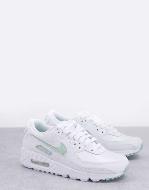 Nike air max deals 90 blanc vert