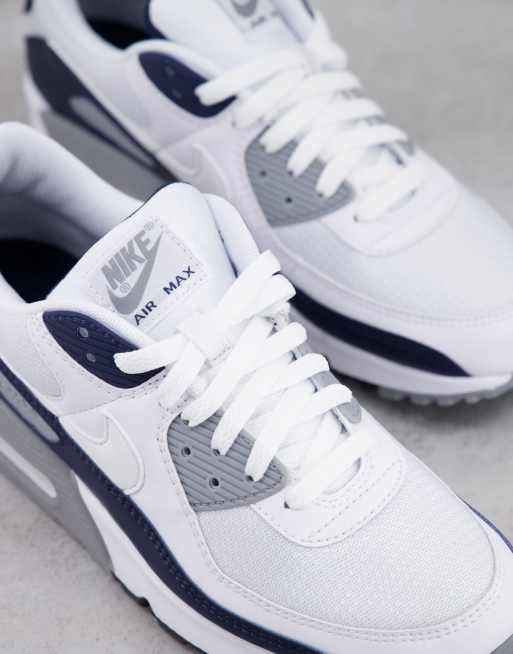 Nike Air Max 90 Baskets Blanc gris noir ASOS