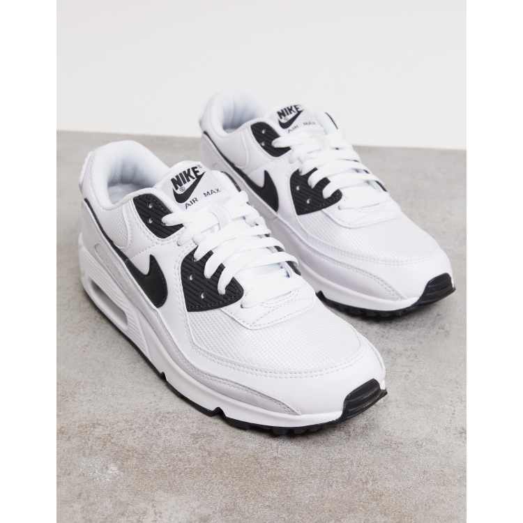 Nike air max blanc hot sale noir