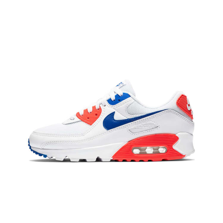 Nike Air Max 90 Baskets Blanc rouge et bleu ASOS