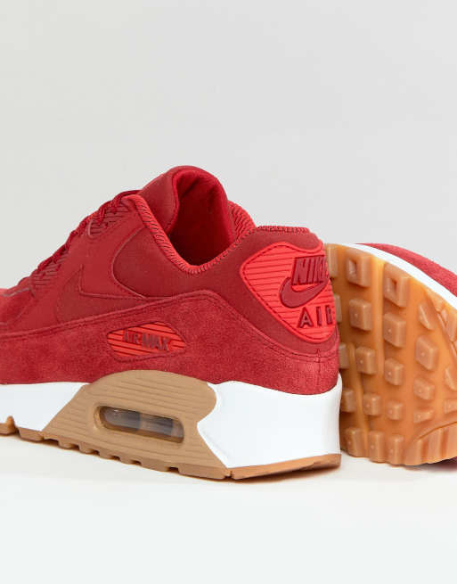 Nike Air Max 90 Baskets en daim avec semelle en caoutchouc