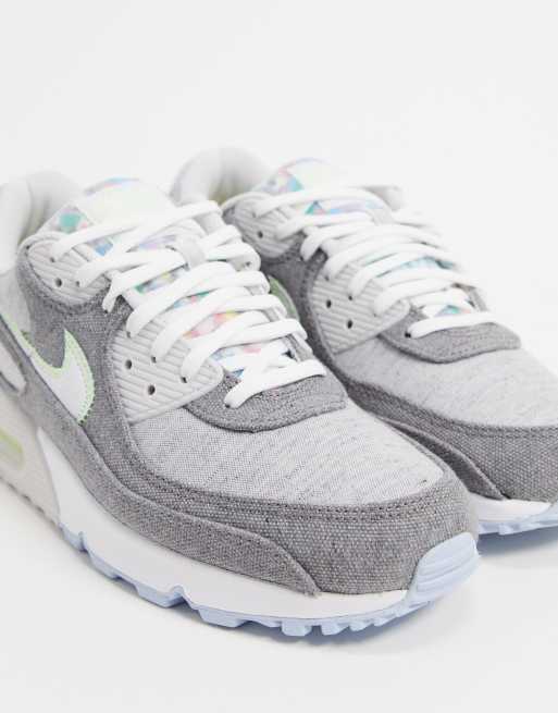 Nike Air Max 90 Baskets en toile Gris