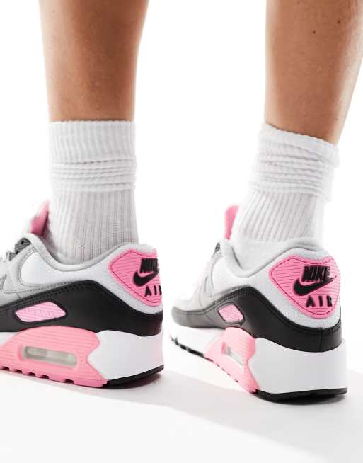 Air max grise store et rose