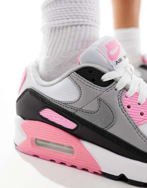 Air max outlet grise et rose