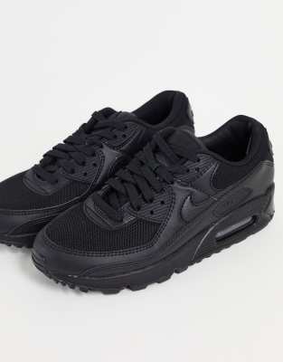 Nike Air Max 90 trainers in black drench - ASOS Price Checker