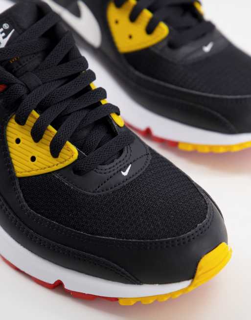 Nike Air Max 90 Baskets Noir et orange