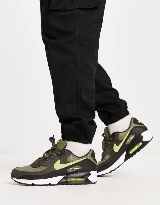 Air max 90 discount noir et vert